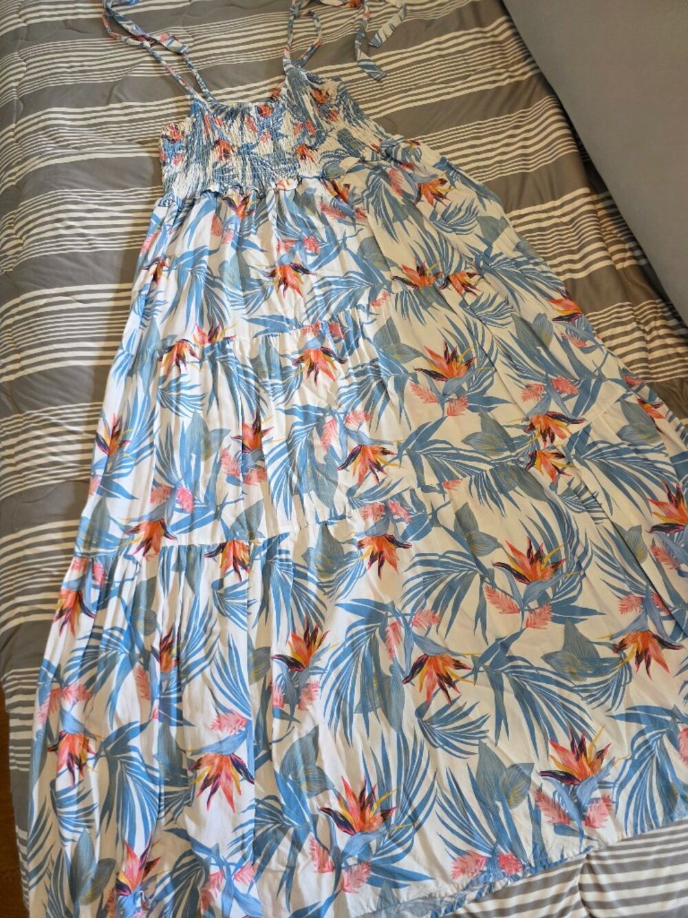 Floral Tiered Maxi Dress